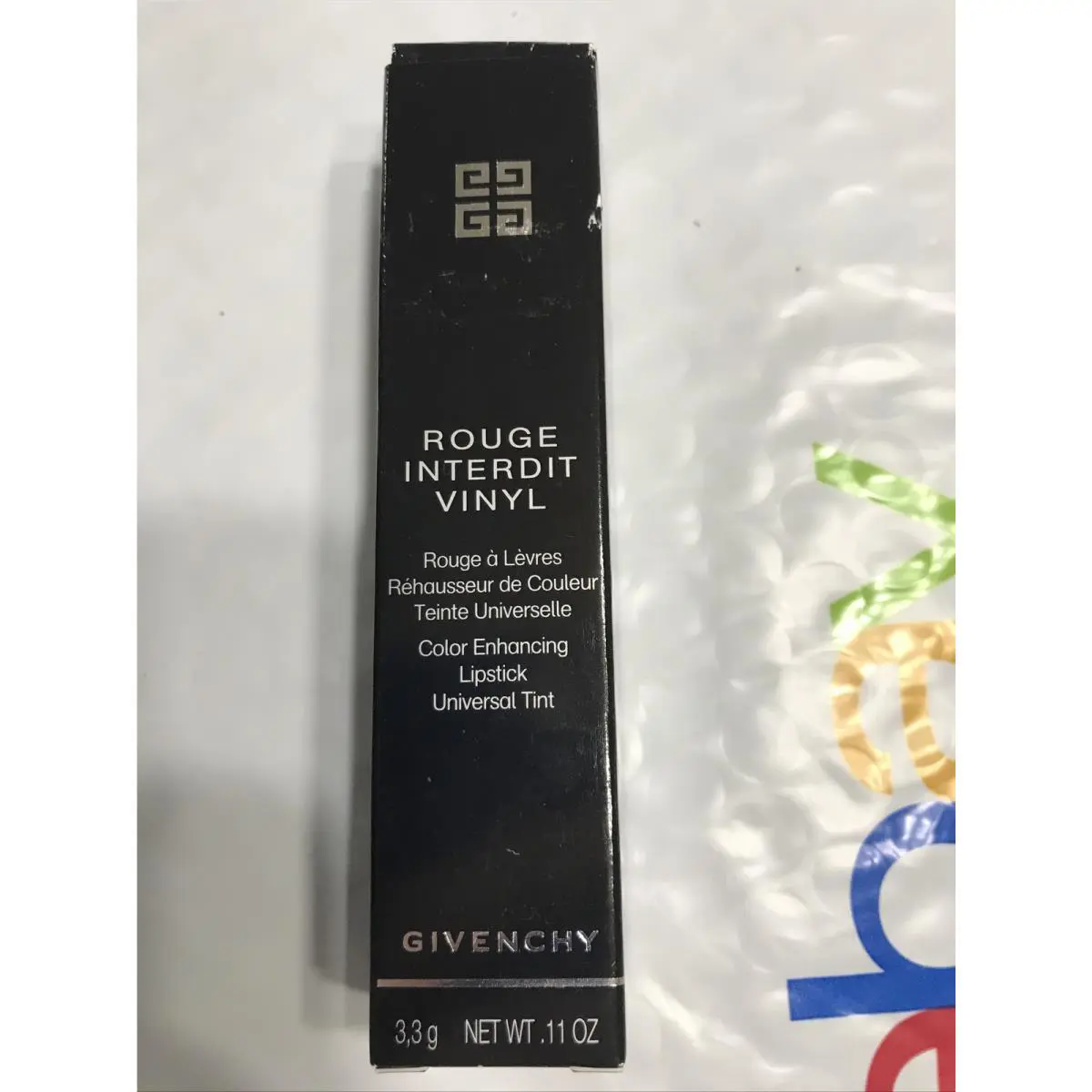 Givenchy Rouge Interdit Vinyl Color Enhancing Lipstick 16 Noir Revelateur Flaw