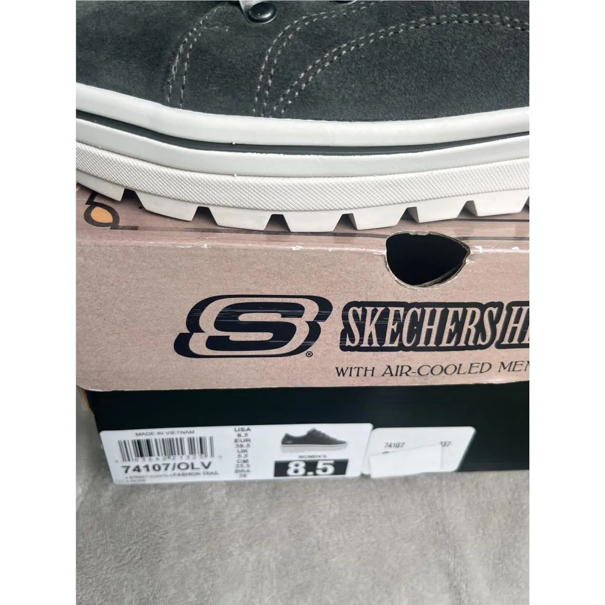 Skechers shoes - Street Cleats 2 Fashion Trail - Olive 7