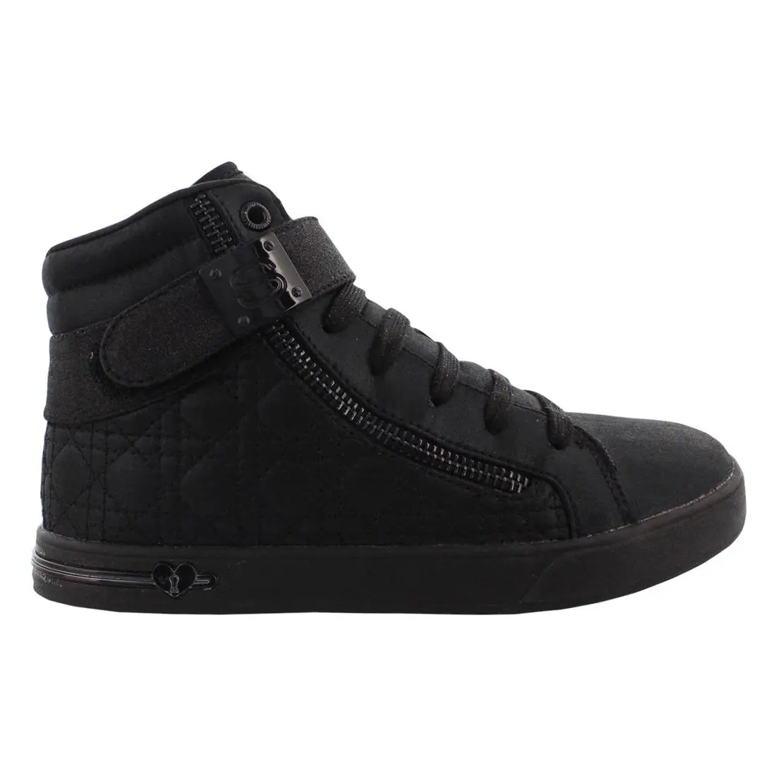 Skechers Shoutouts-quilted Kicks Girls Shoes Size 11 Color: Black