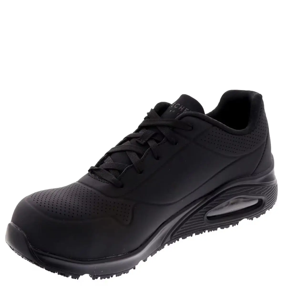 Skechers shoes - Uno SR - Deloney Comp Toe - 108101-BLK-75-Medium - Black (UPC: 196311832406) 2