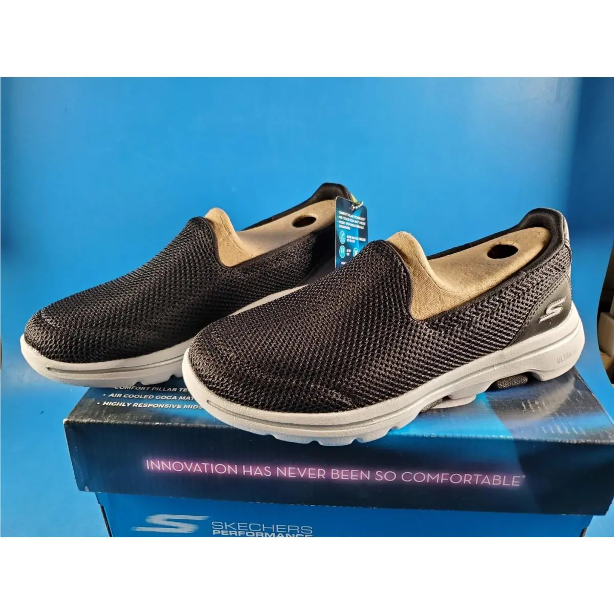 Skechers shoes - SKECHERS GO WALK Joy - WALK Joy - 15901/BKW - Black 4