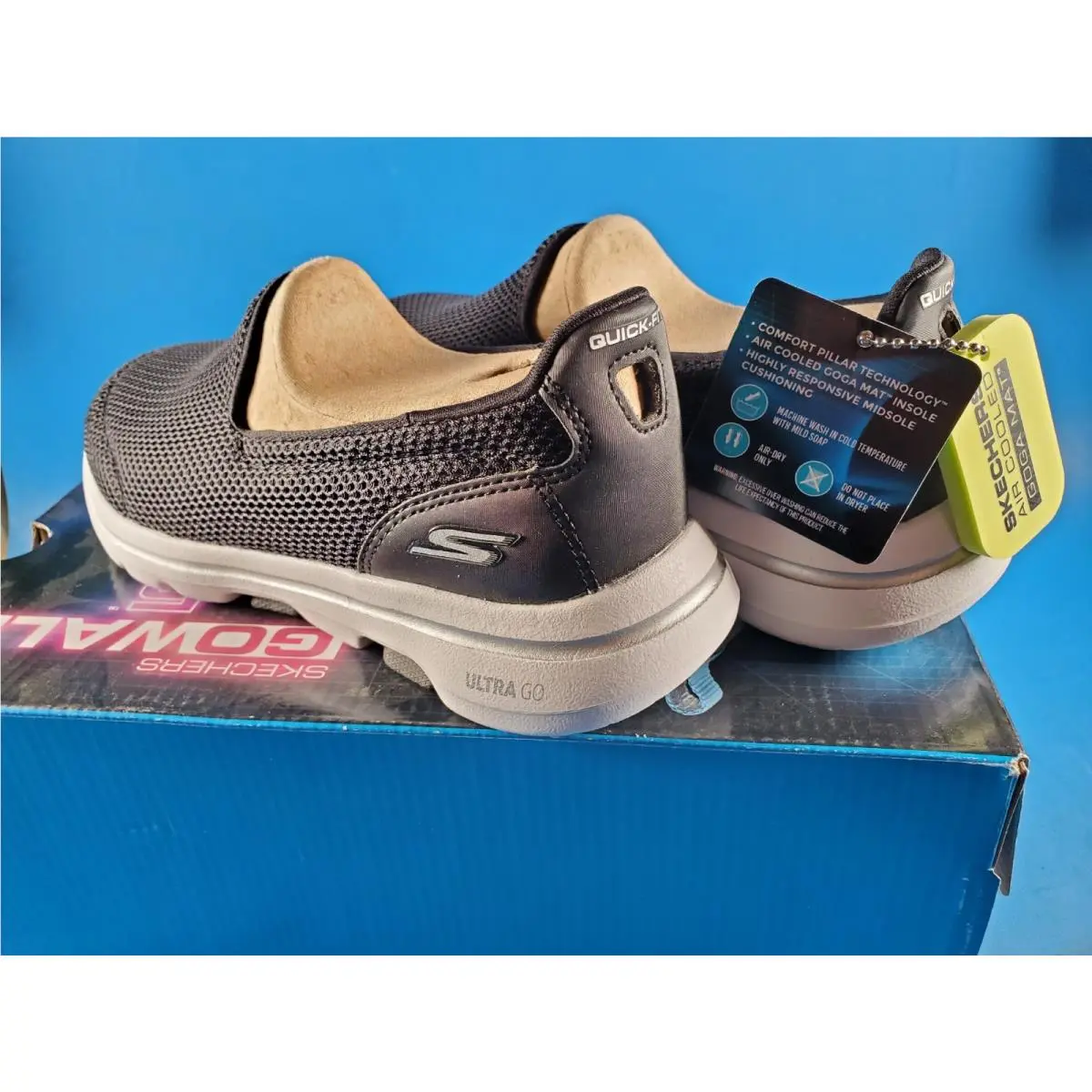 Skechers shoes - SKECHERS GO WALK Joy - WALK Joy - 15901/BKW - Black 6