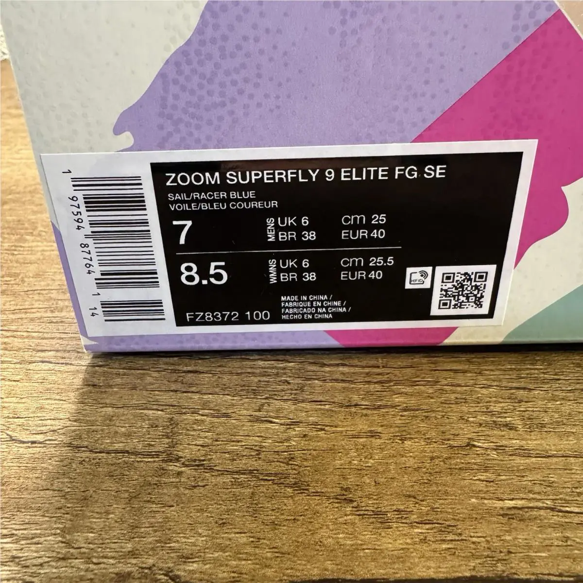 Nike shoes - Nike Mercurial Superfly - Mercurial Superfly - FZ8372 100 - multi color 0