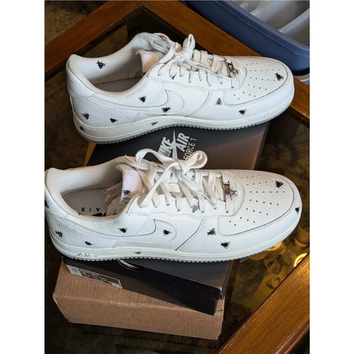 Men`s Size 15 - Nike Air Force 1 Summit White Flies Black “fly Pack” IM3081-100