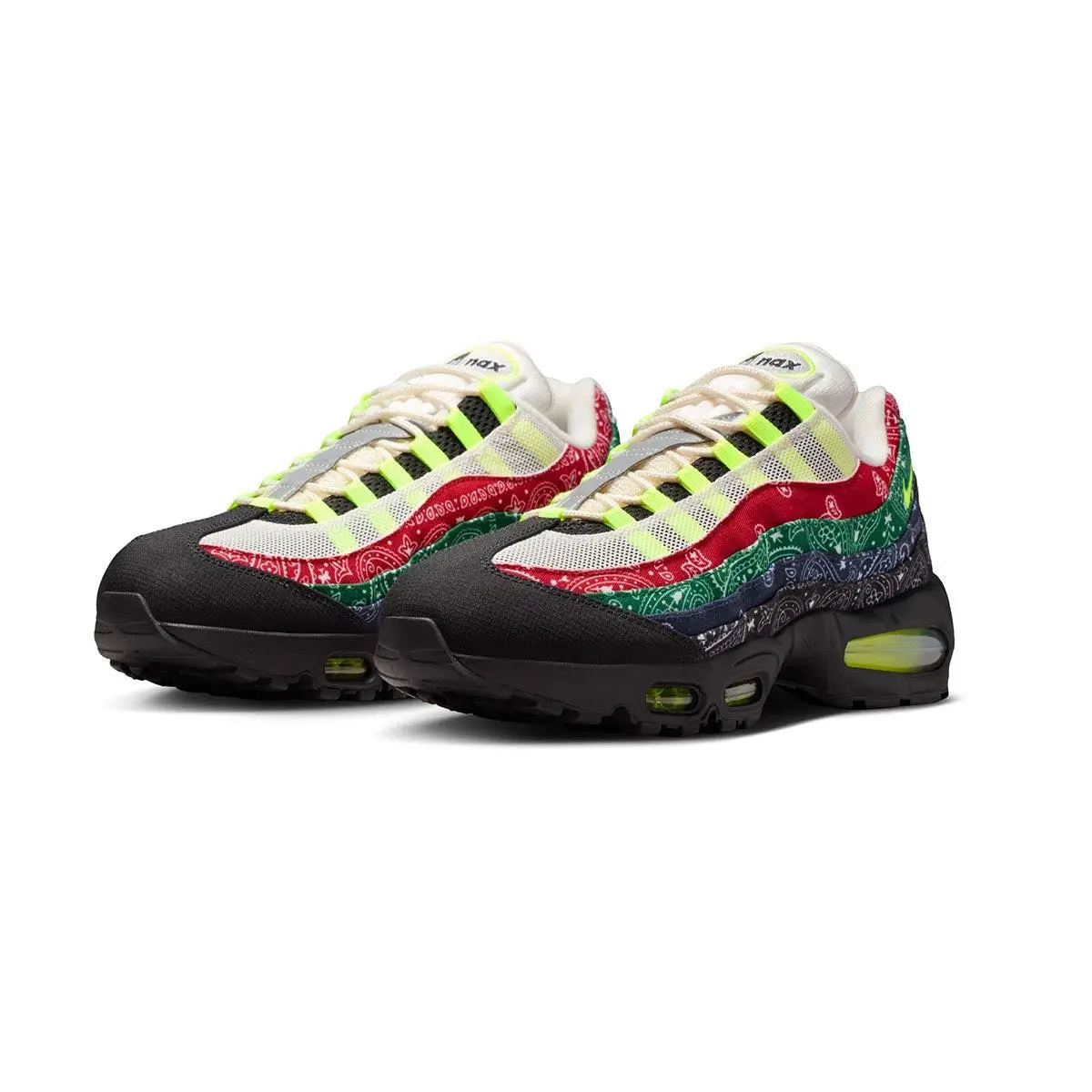 Nike Air Max 95 SP Big Bubble Sail Volt University Red IQ0620-100 Size 11 - Sail / Volt-University Red