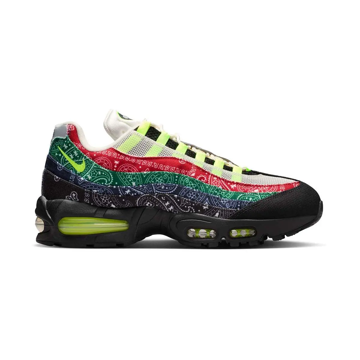 Nike shoes - Nike Air Max 95 Big Bubble - IQ0620 100 - Sail / Volt-University Red (UPC: 198729041852) 1