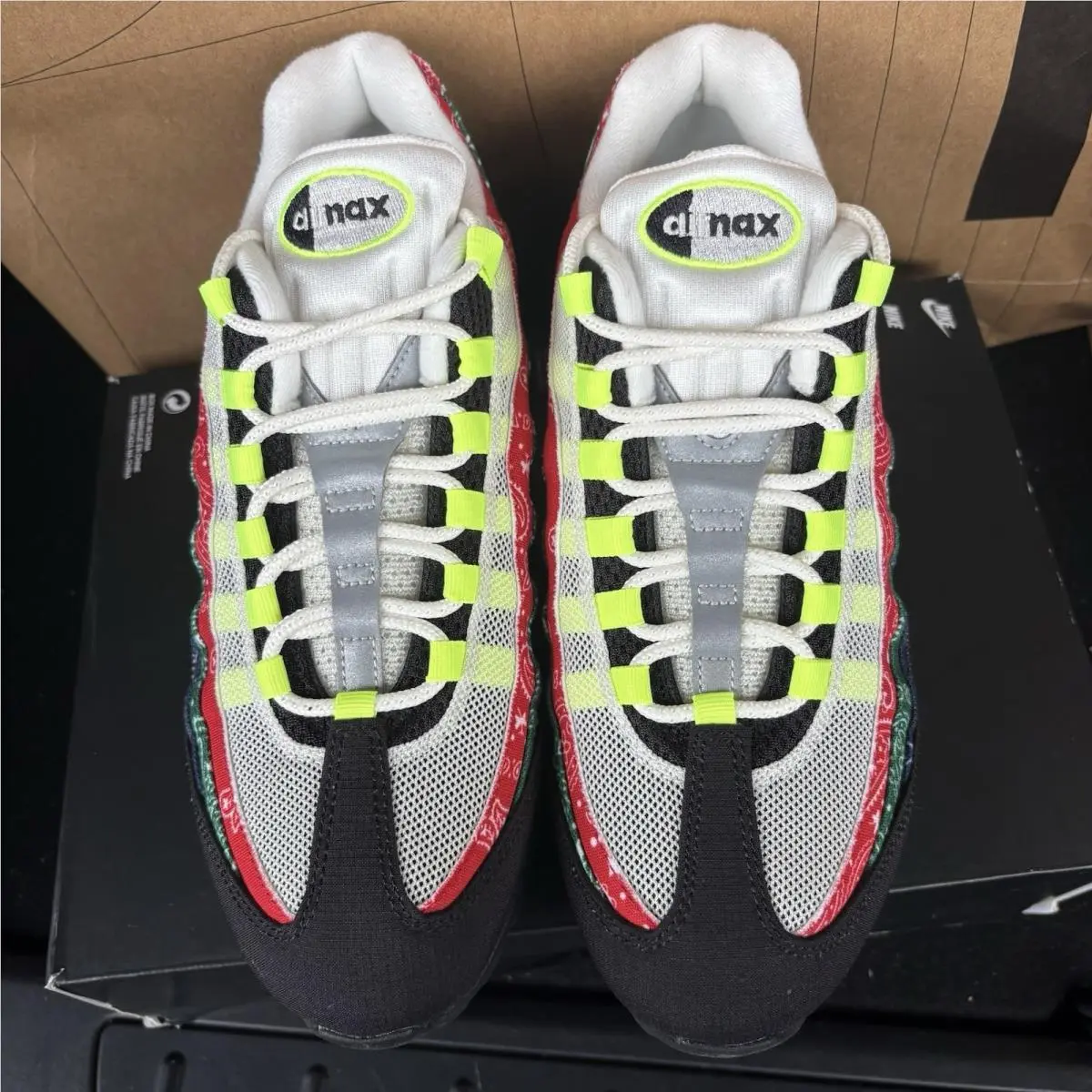 Nike shoes - Nike Air Max 95 - Air Max - IQ0620-100 - Sail/Volt/University Red/Sport Green/Black/Midnight Navy 2