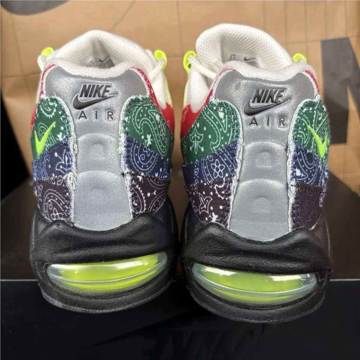 Nike shoes - Nike Air Max 95 - Air Max - IQ0620-100 - Sail/Volt/University Red/Sport Green/Black/Midnight Navy 3