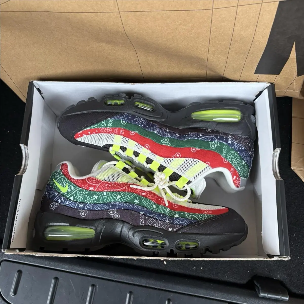 Nike shoes - Nike Air Max 95 - Air Max - IQ0620-100 - Sail/Volt/University Red/Sport Green/Black/Midnight Navy 5