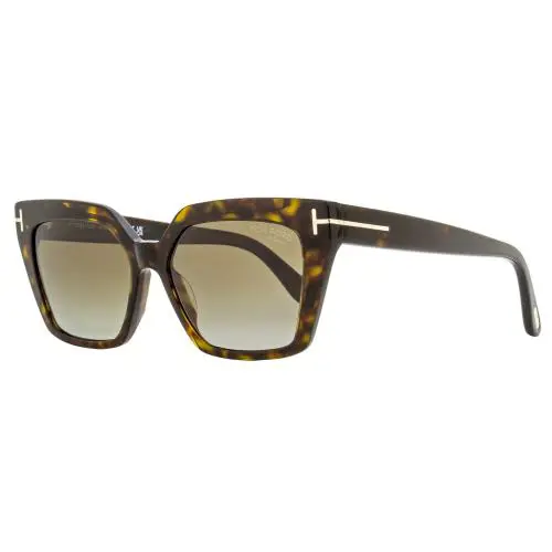 Tom Ford TF1030 Winona Polarized Sunglasses 52H Dark Havana 53mm FT1030 - Frame: Dark Havana, Lens: Brown Gradient Polarized