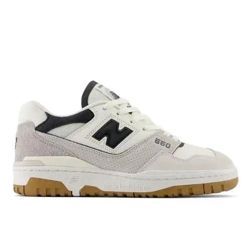 New Balance 550 Unisex Trainers - Sea Salt/black-white - Sea Salt/Black-White