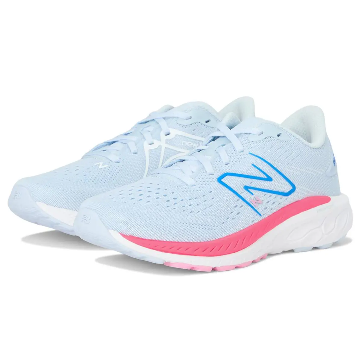 New Balance shoes - Moon Dust/Neon Pink 6