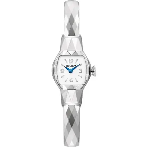 Bulova 96L333 Limited Edition American Girl Silver Stainless Steel Bangle Watch