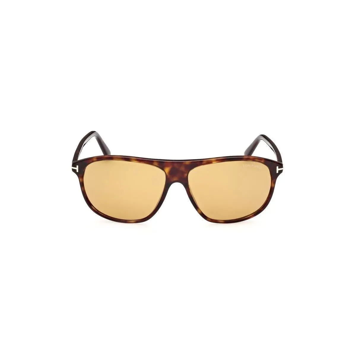 Tom Ford Men Prescott 60mm Square Sunglasses Shiny Dark Havana / A