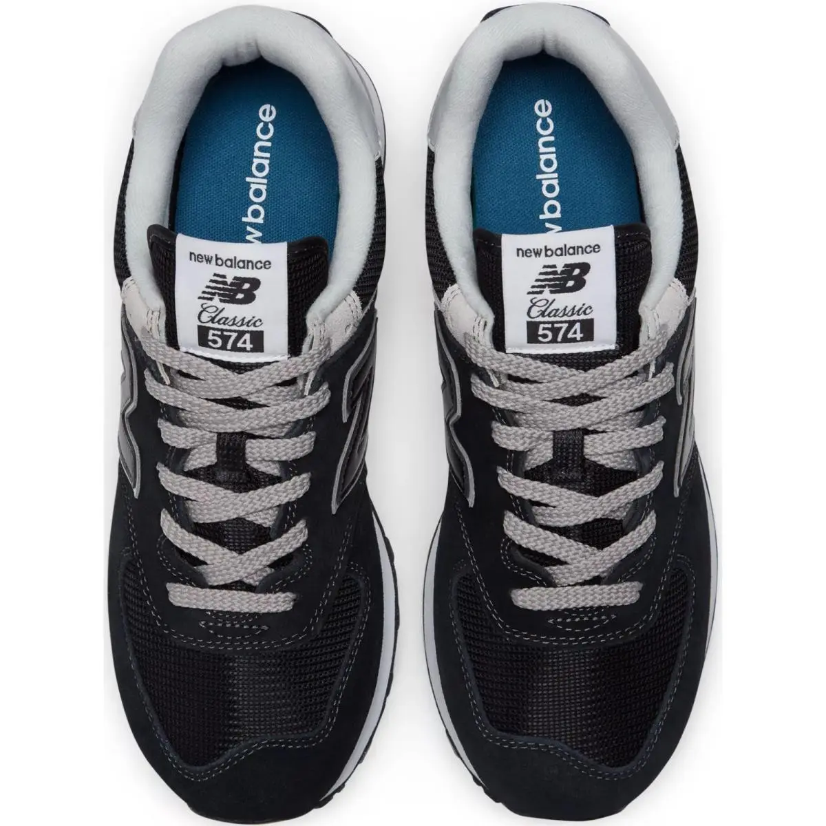 New Balance shoes - New Balance 574 - Brown/Dark Silver Metallic 32