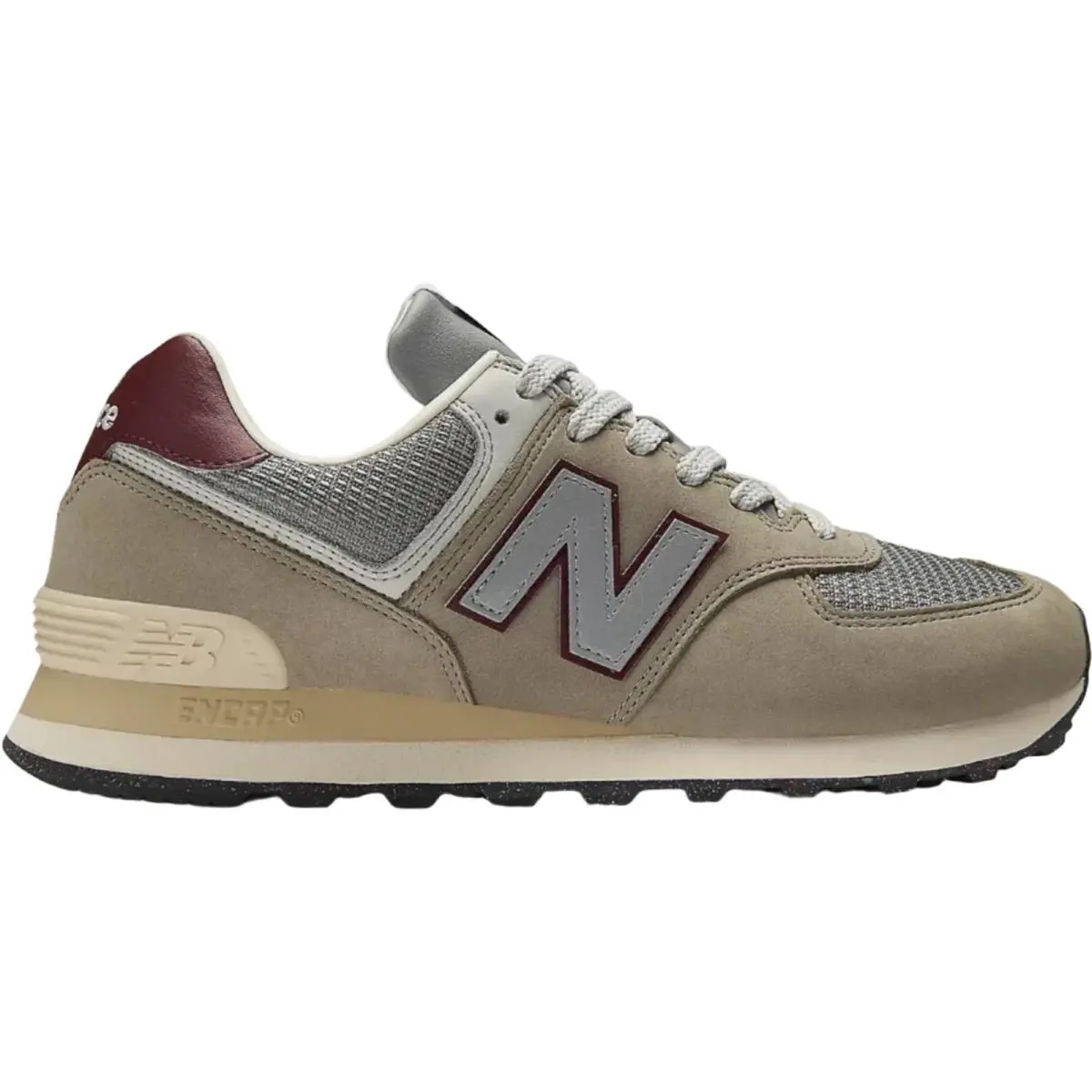 New Balance shoes - New Balance 574 - Brown/Dark Silver Metallic 34