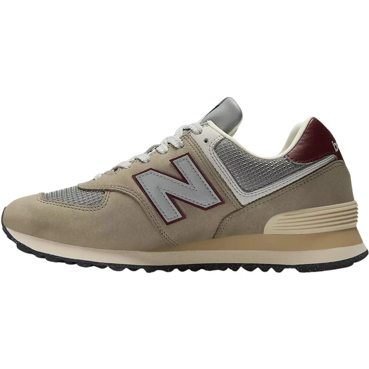 New Balance shoes - New Balance 574 - Brown/Dark Silver Metallic 35