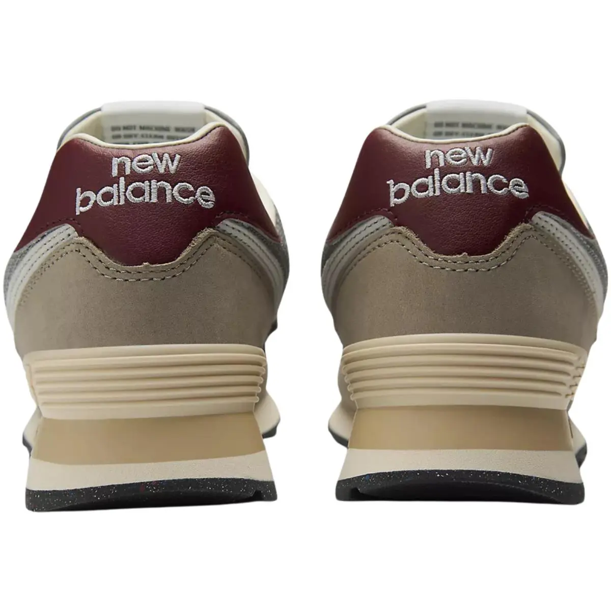 New Balance shoes - New Balance 574 - Brown/Dark Silver Metallic 36