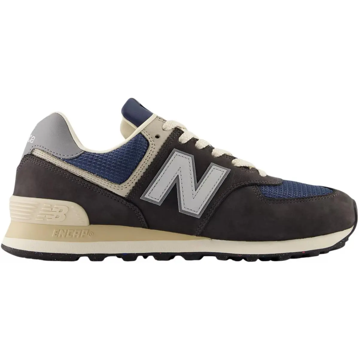New Balance shoes - New Balance 574 - Brown/Dark Silver Metallic 24