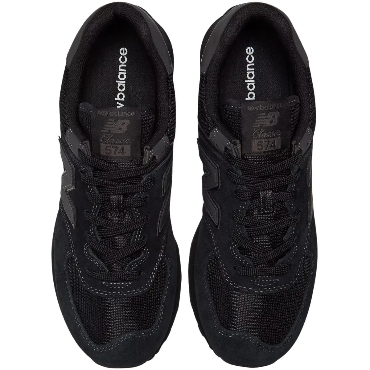 New Balance shoes - New Balance 574 - Brown/Dark Silver Metallic 22
