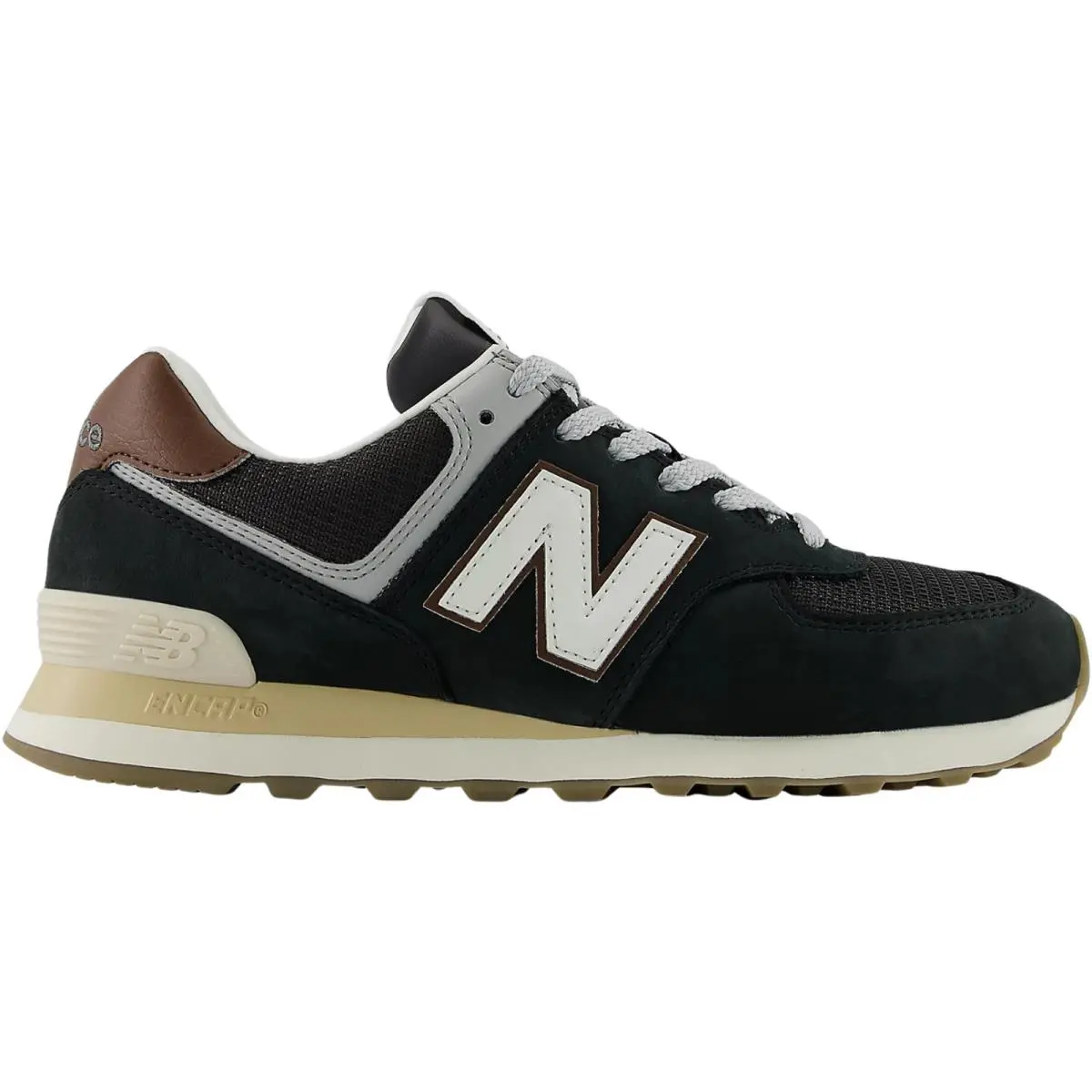 New Balance shoes - New Balance 574 - Brown/Dark Silver Metallic 4