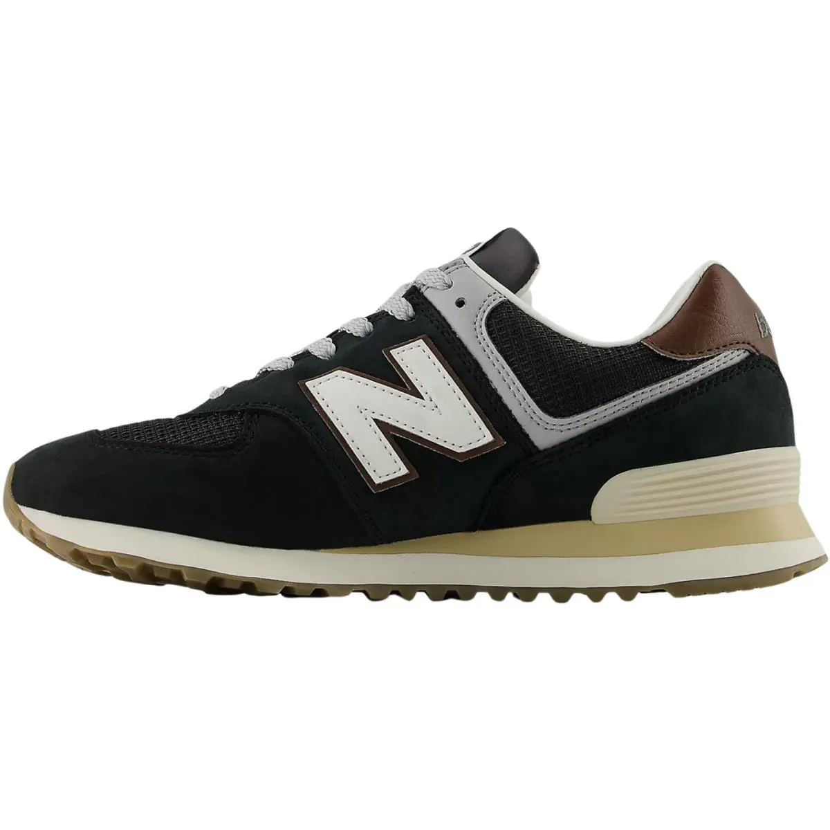 New Balance shoes - New Balance 574 - Brown/Dark Silver Metallic 5