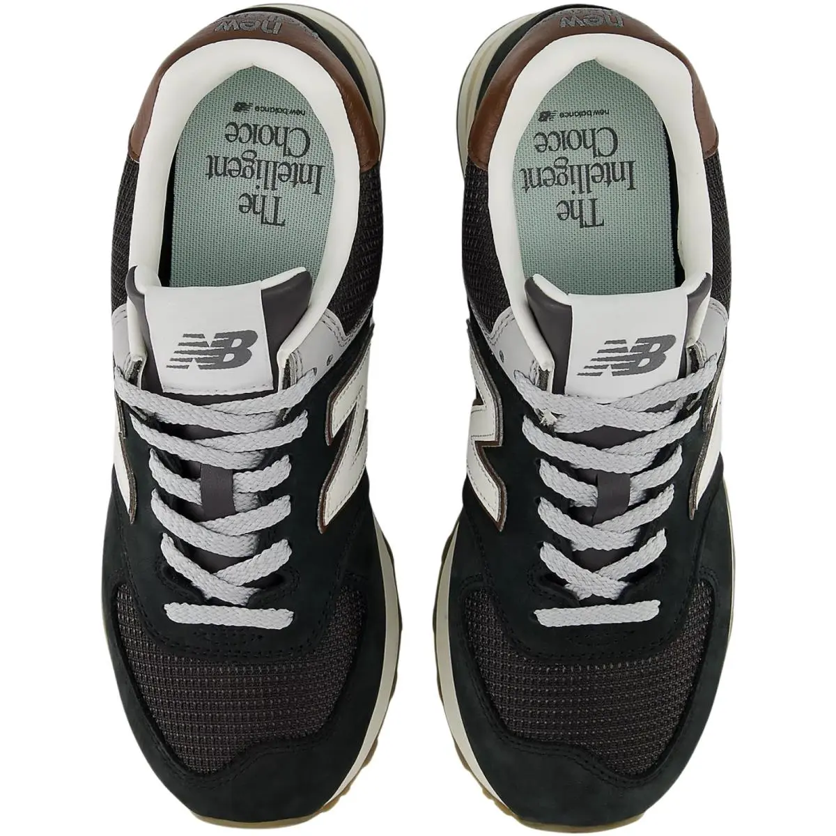 New Balance shoes - New Balance 574 - Brown/Dark Silver Metallic 7