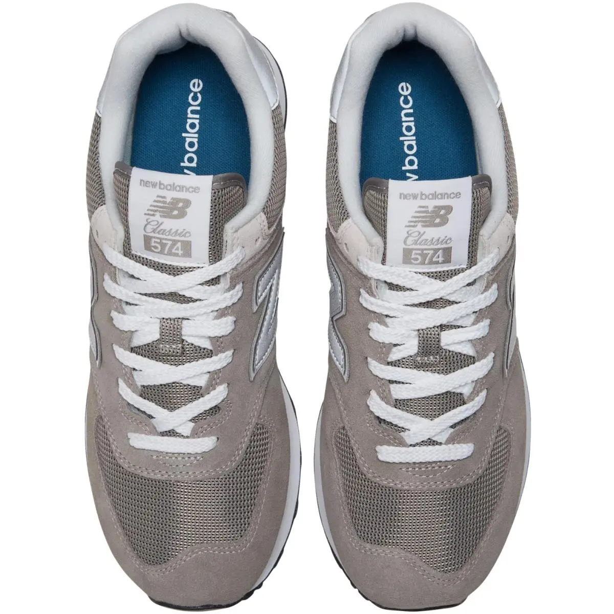 New Balance shoes - New Balance 574 - Brown/Dark Silver Metallic 12