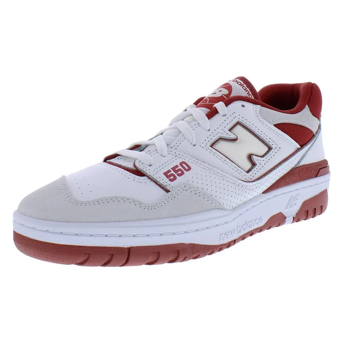 New Balance shoes - Pure White/Red/Red (UPC: 196652954485) 0