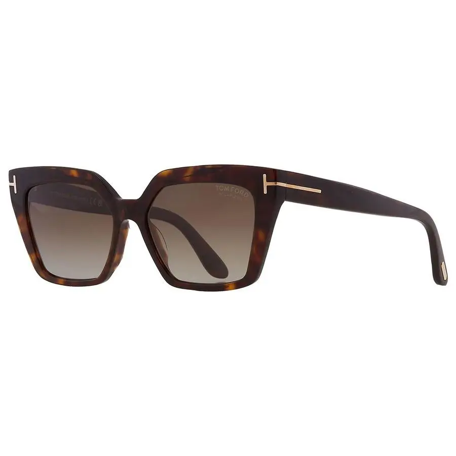 Tom Ford Winona FT1030 52H Cat-eye Sunglasses Dark Havana / Brown Polarized Lens - Frame: Dark Havana, Lens: Brown