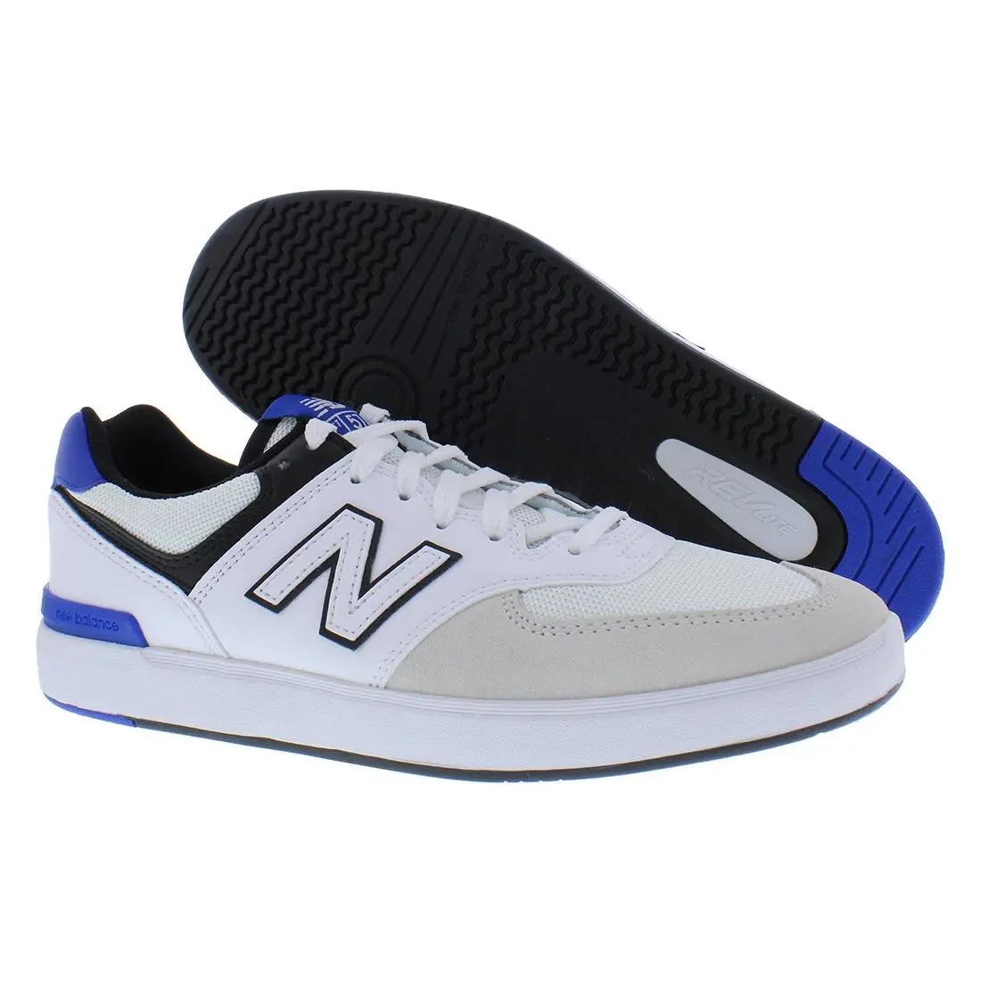 New Balance shoes - White/Blue, Main: White 4