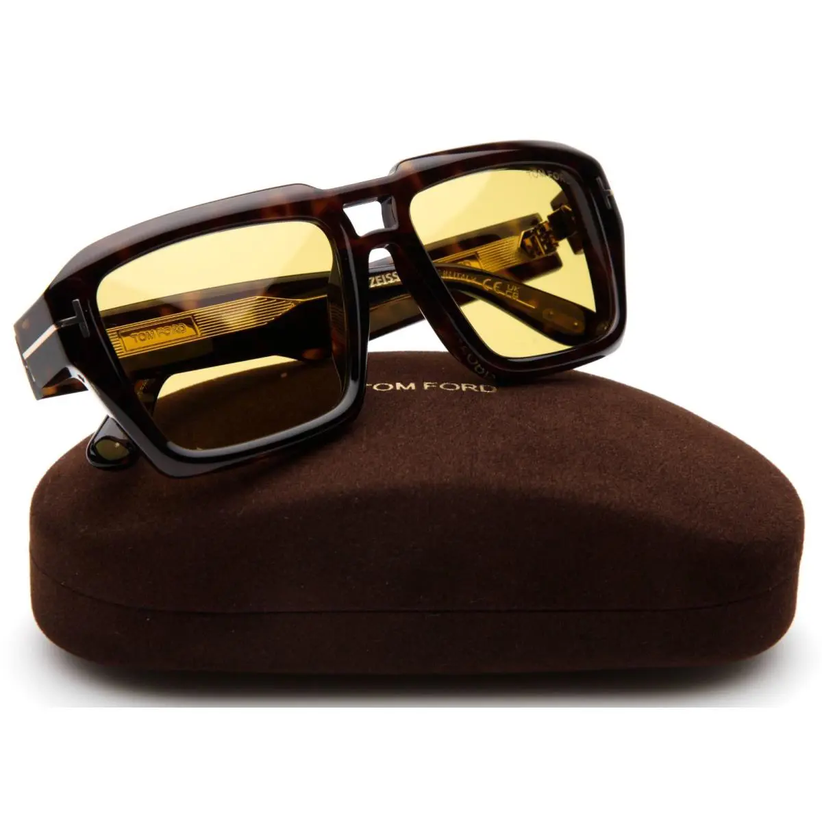 Tom Ford TF1202-F 52E Havana Eyeglasses Frame 56-19-140mm B44mm Italy