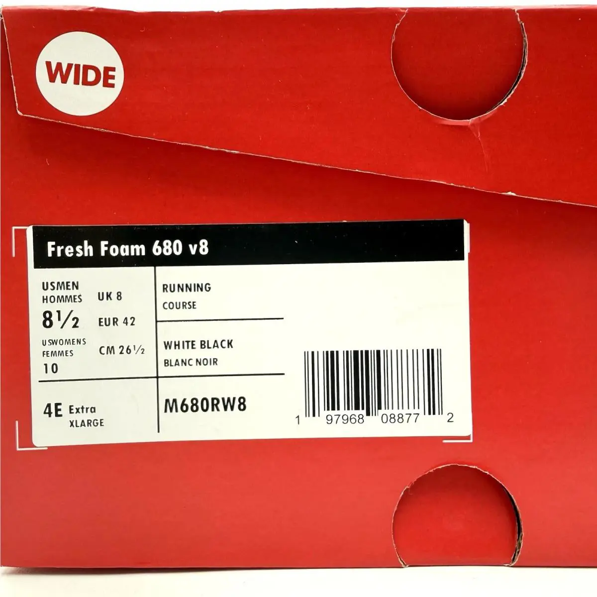 New Balance shoes - New Balance Fresh Foam 680 v8 - M680RW8 - White 7