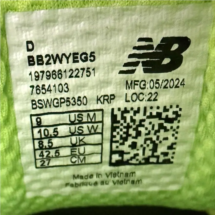 New Balance shoes - New Balance TWO WXY V5 - BB2WYEG5 - Green, Manufacturer: Bleached Lime Glo/Pixel Green/Hi-Lite 0