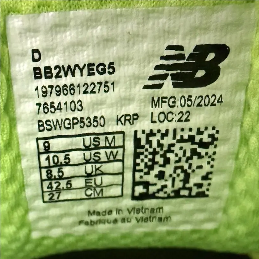 New Balance shoes - New Balance TWO WXY V5 - BB2WYEG5 - Green, Manufacturer: Bleached Lime Glo/Pixel Green/Hi-Lite 9