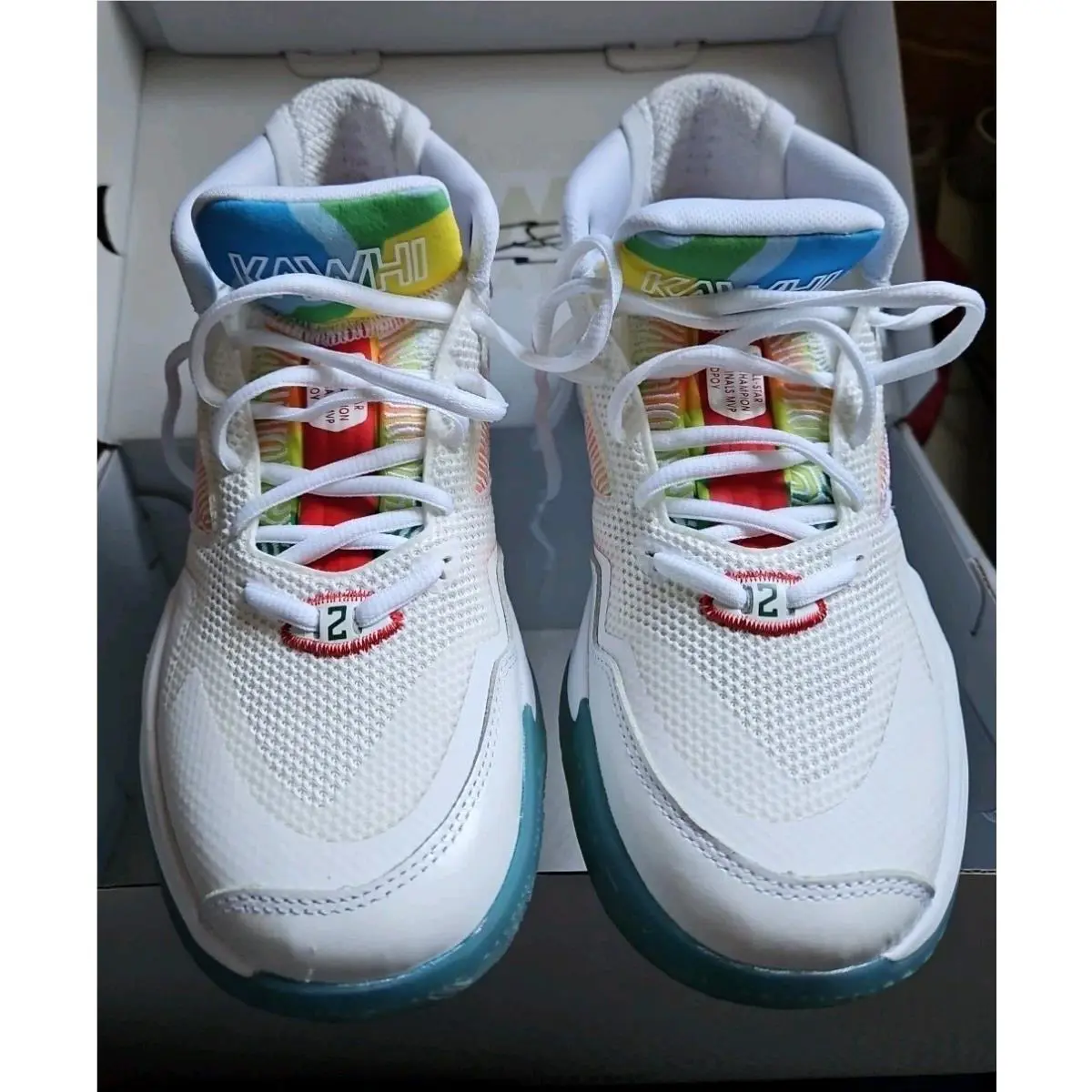 New Balance shoes - GBKLSSB1 - GBKLSSB1 - White/Multi, Full: White/Multi 3