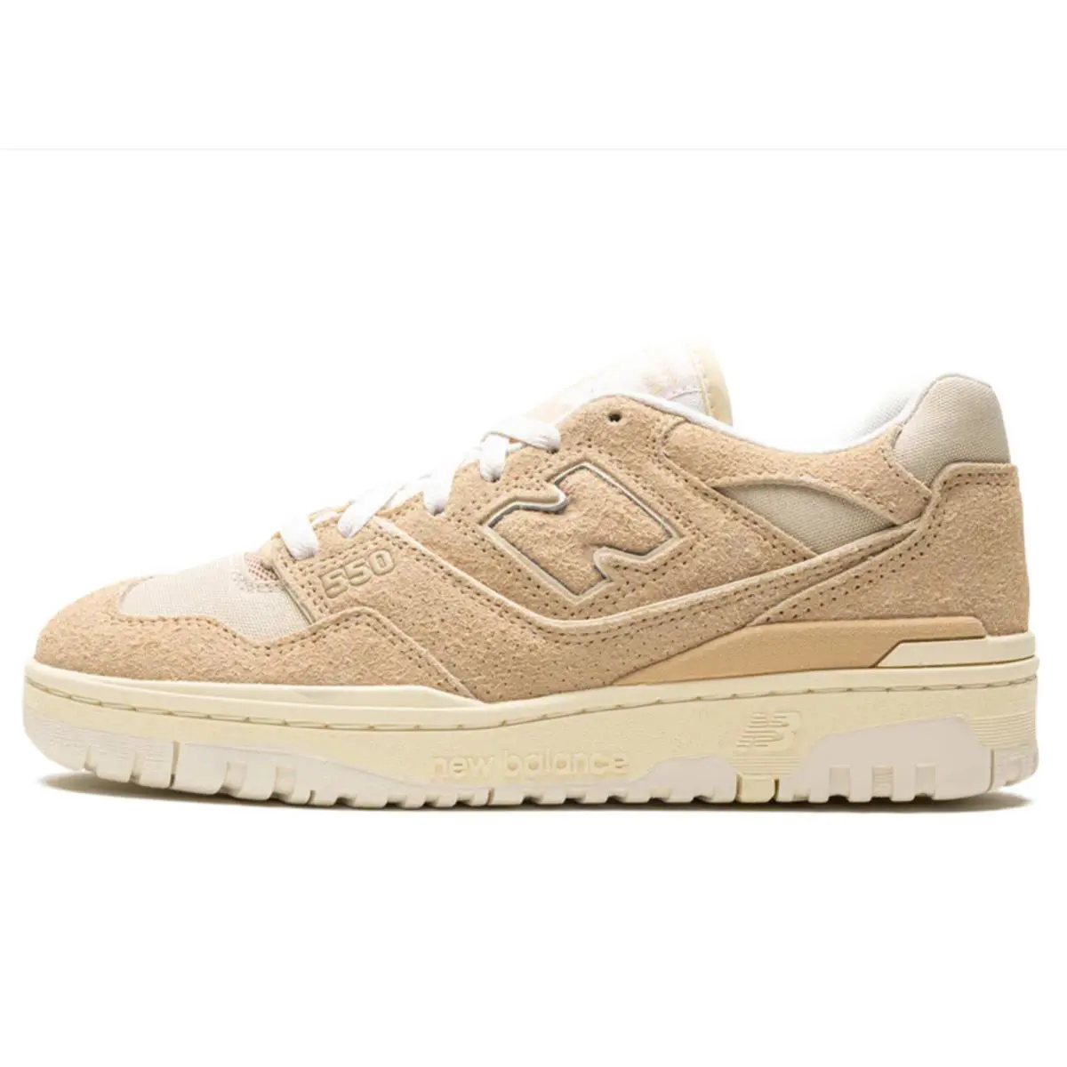Mens Ald X New Balance 550 Brown White Suede BB550DA1 - Brown