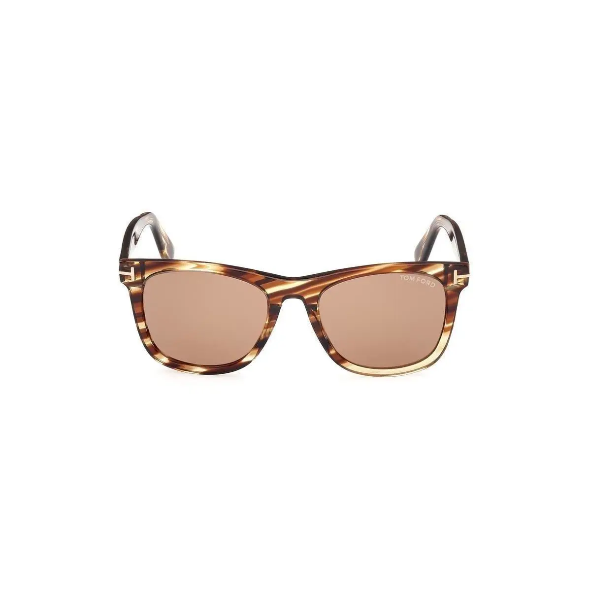 Tom Ford Men 52mm Square Sunglasses Colored Havana / Brown