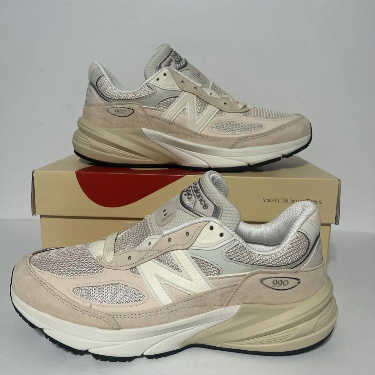 Mens New Balance 990v6 Size 9 U990VR6 Teddy Santis Vintage Rose Made in Usa