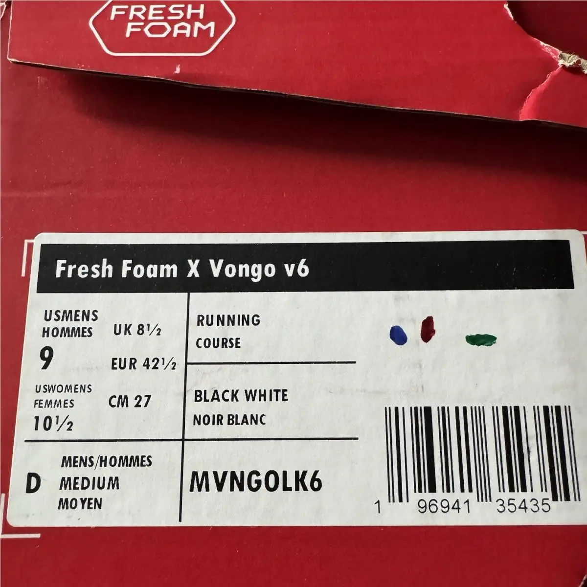 New Balance shoes - New Balance Fresh Foam X Vongo V6 - MVNGOLK6 - Black 3