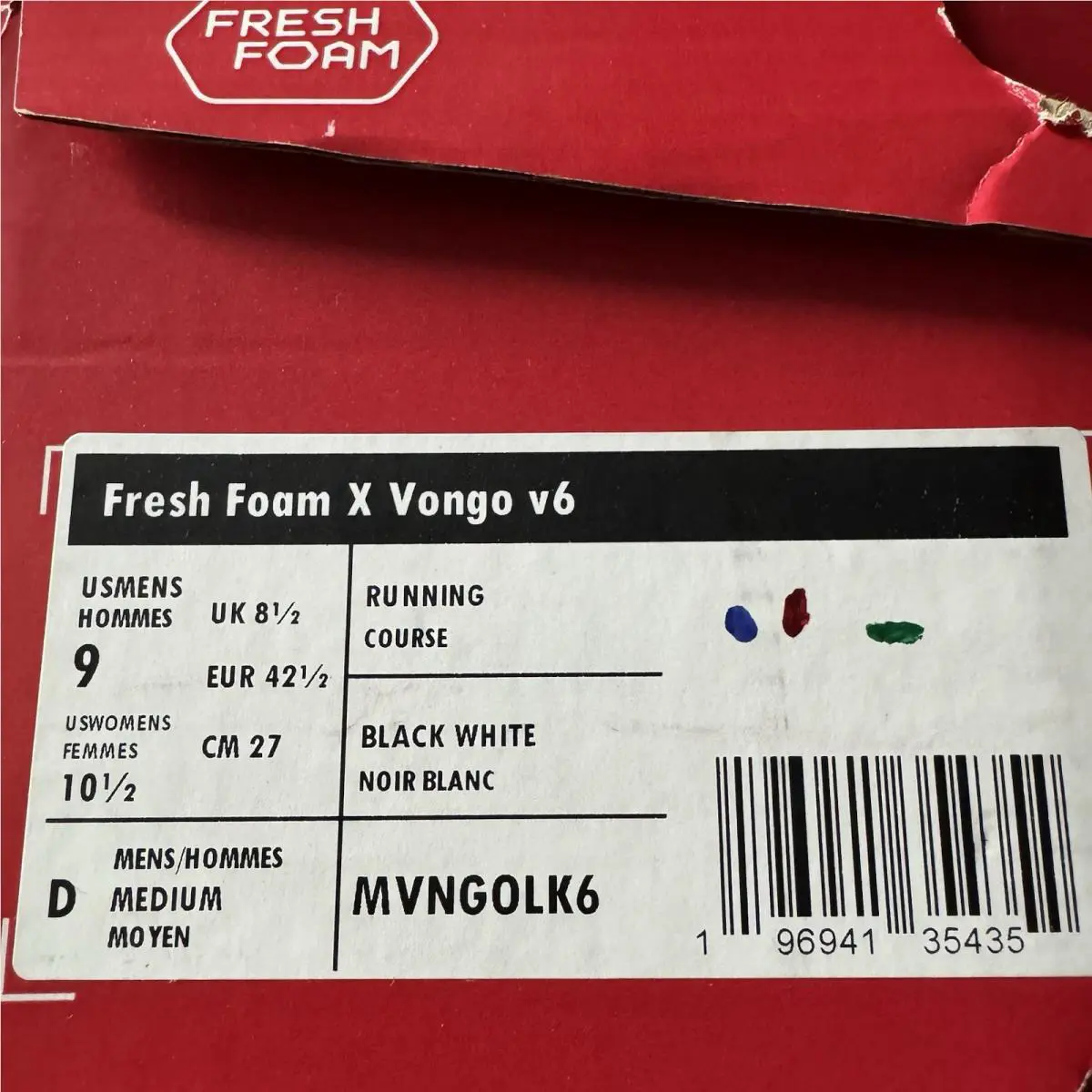 New Balance shoes - New Balance Fresh Foam X Vongo V6 - MVNGOLK6 - Black 3
