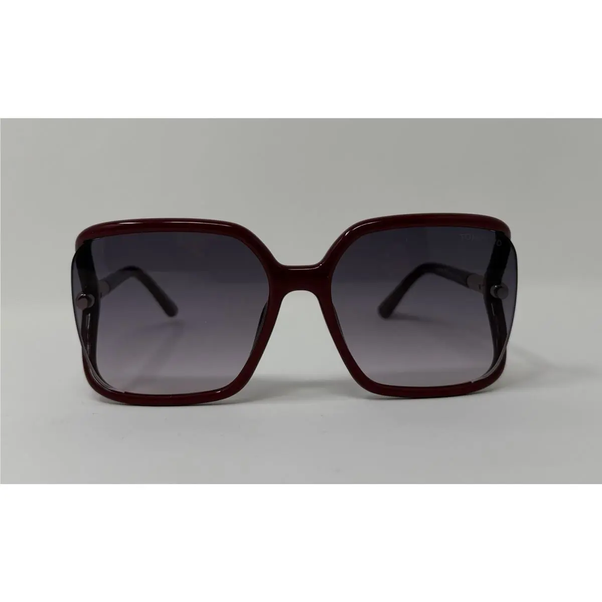 Tom Ford Solange-02 TF1089 75B Red Sunglasses Blue Grad Lens. 60-17-120