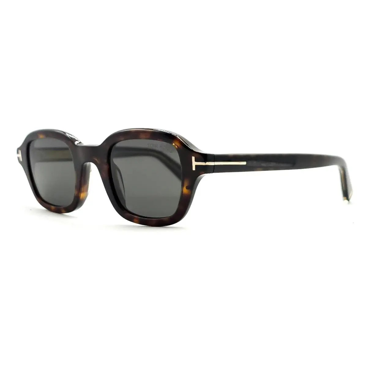 Tom Ford TI0021 Icon Collection Sunglasses 52A Havana/gray Lenses 46