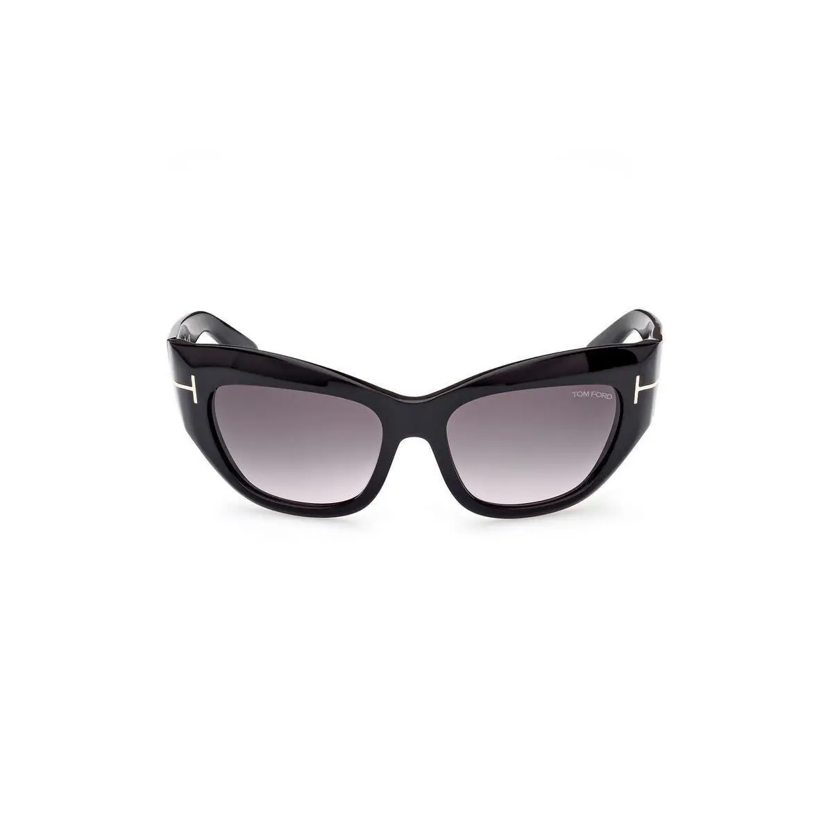 Tom Ford Women Brianna 55mm Gradient Cat Eye Sunglasses Shiny Blac