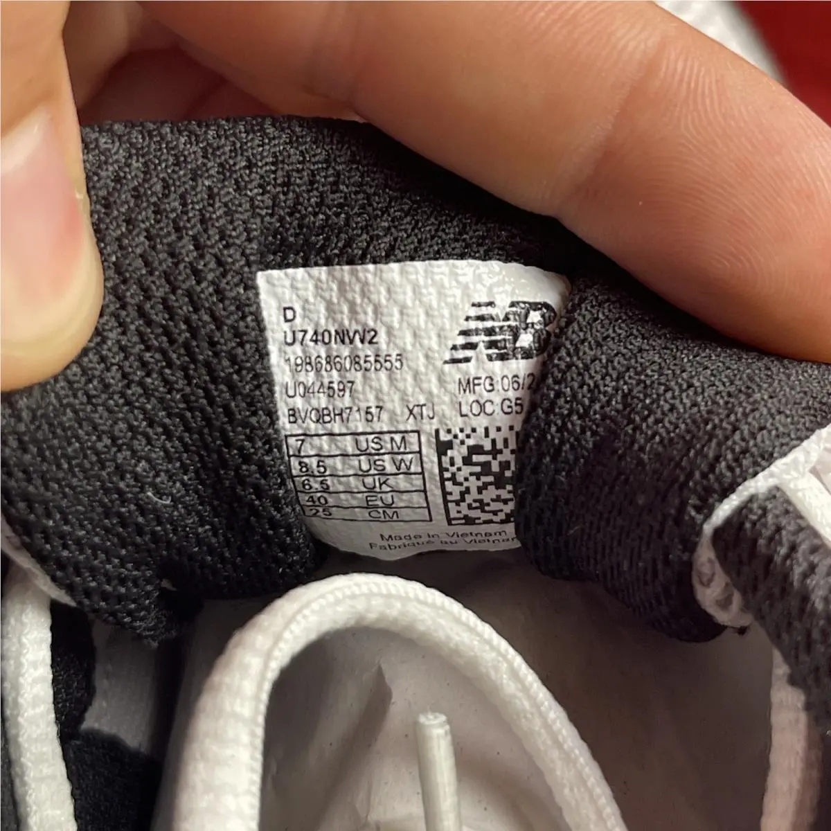 New Balance shoes - New Balance 740 - U740NW2 - White (UPC: 0198686085555) 4