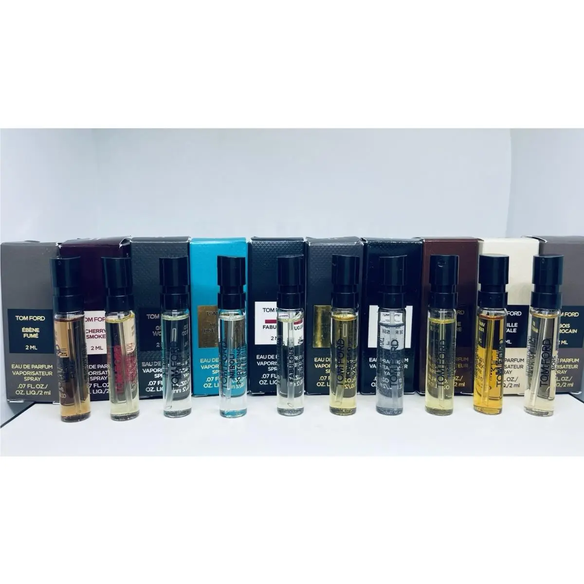 Tom Ford Masculine Discover Collection Sample Size Spray 10PC Set
