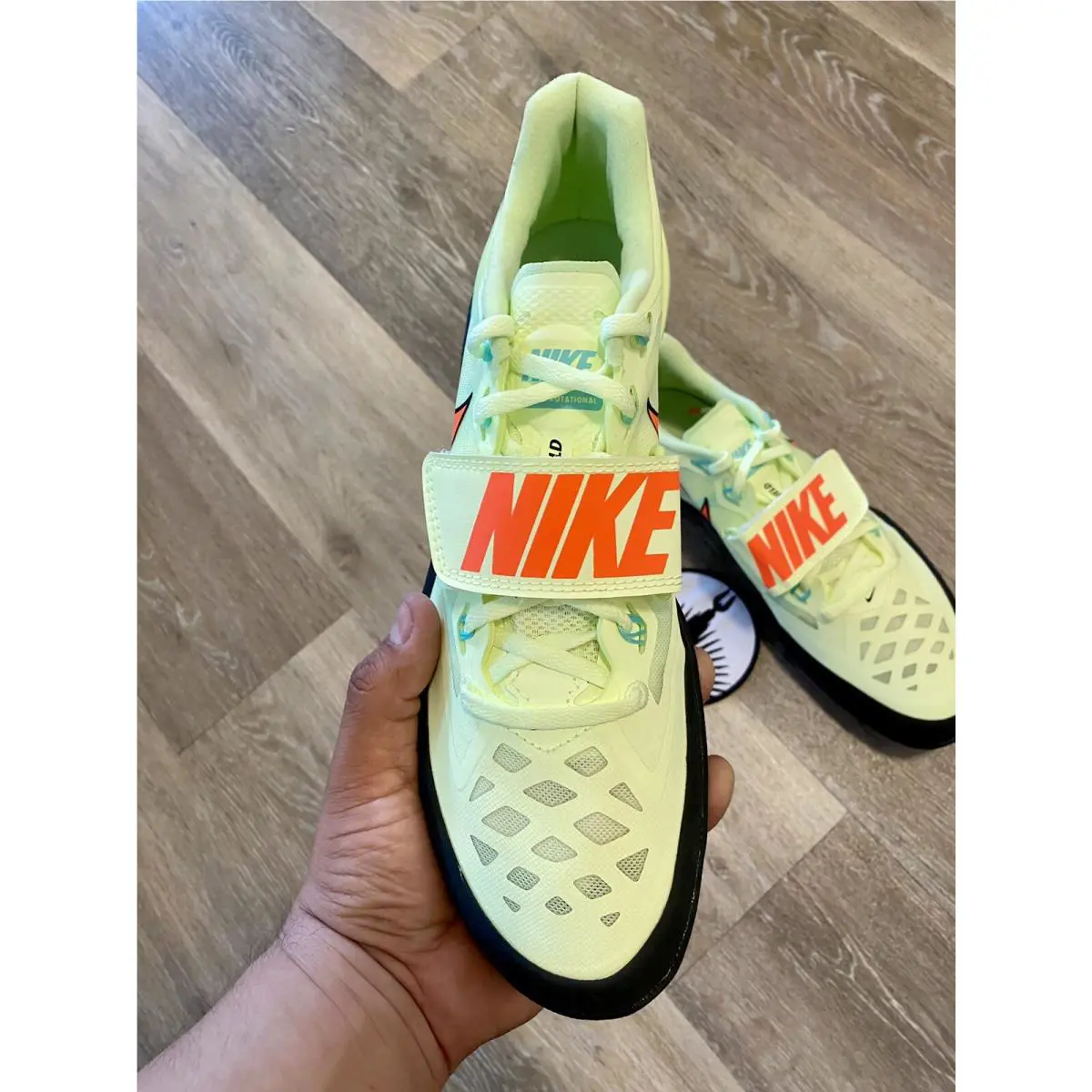 Nike shoes - Nike Zoom Rotational 6 - Zoom Rotational - 685131-004 - Anthracite/Black/Light Lemon Twist/Fierce Pink (UPC: 195242653173) 4