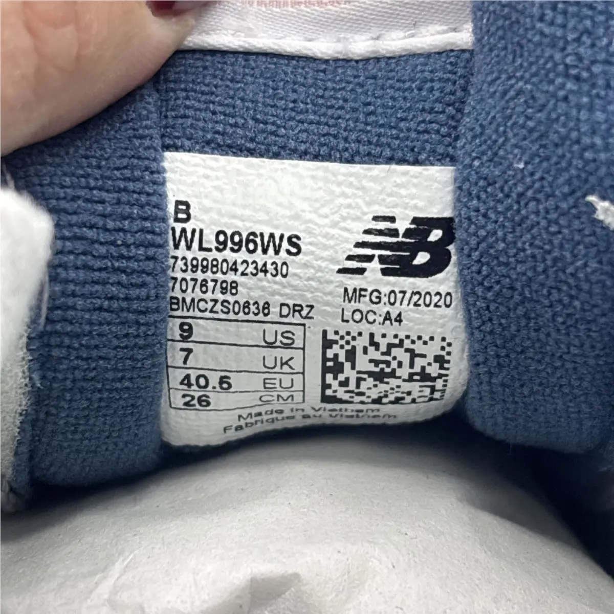 New Balance shoes - New Balance 996 - WL996WS - Gray (UPC: 0739980423430) 7