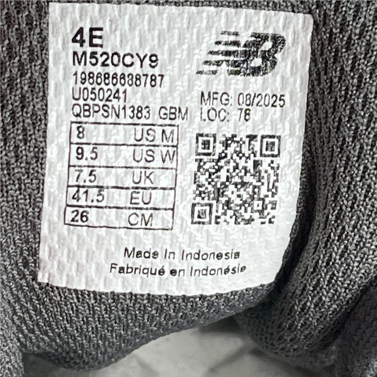 New Balance shoes - New Balance Fresh Foam 520 v9 - M520CY9 - Gray 10
