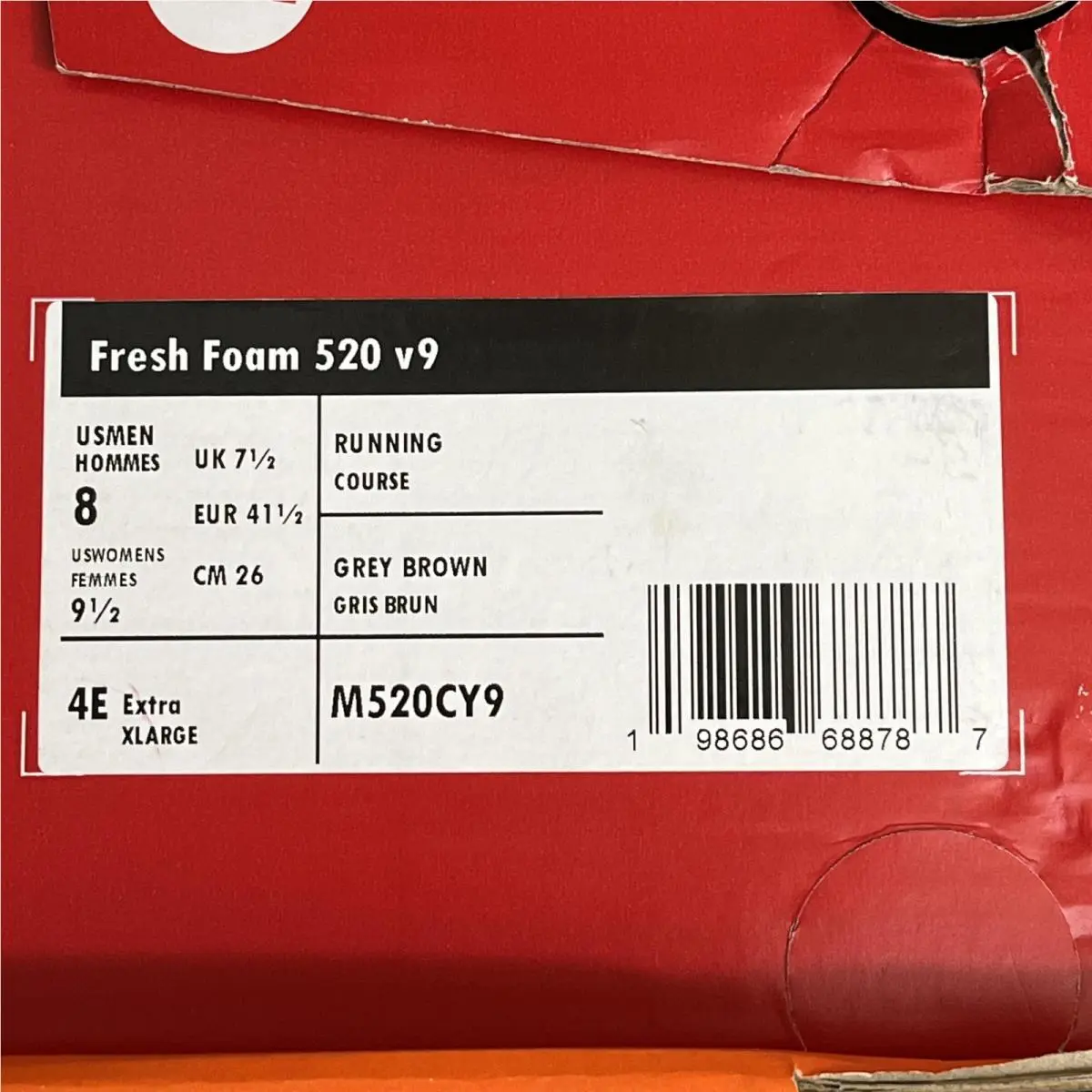 New Balance shoes - New Balance Fresh Foam 520 v9 - M520CY9 - Gray 11